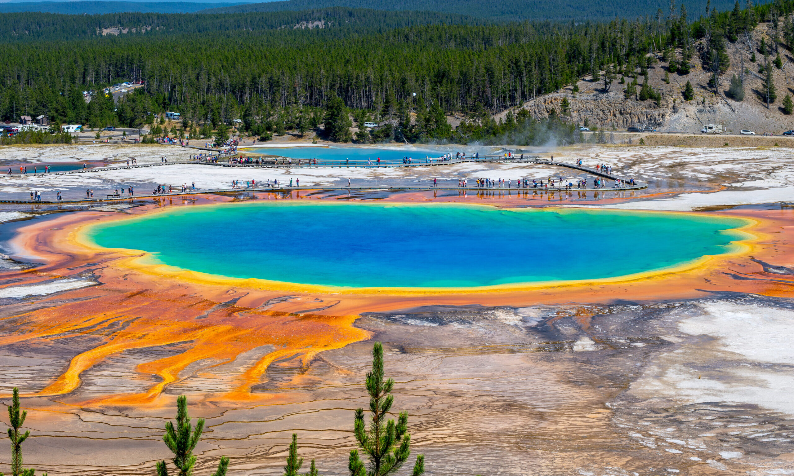 Grand,Prismatic,Spring,In,Yellowstone,National,Park